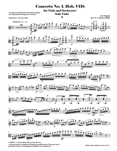 Stolen Viola Arrangements Collection Volume 1 Haydn Cello Concerto No 1 In C Sarasate Andalusian Romance Page 2