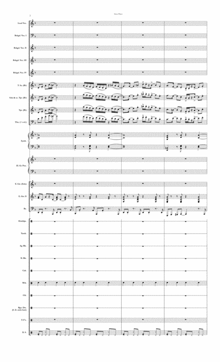 Street Player Chicago Full Score Set Of Parts Page 2