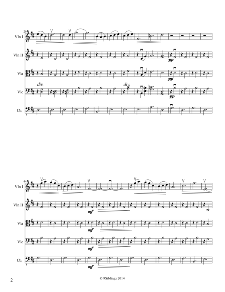 String Chamber Series Gymnopedie No 1 Page 2