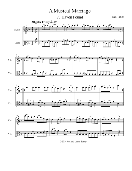 String Duo No 7 From A Musical Marriage Haydn Found Page 2