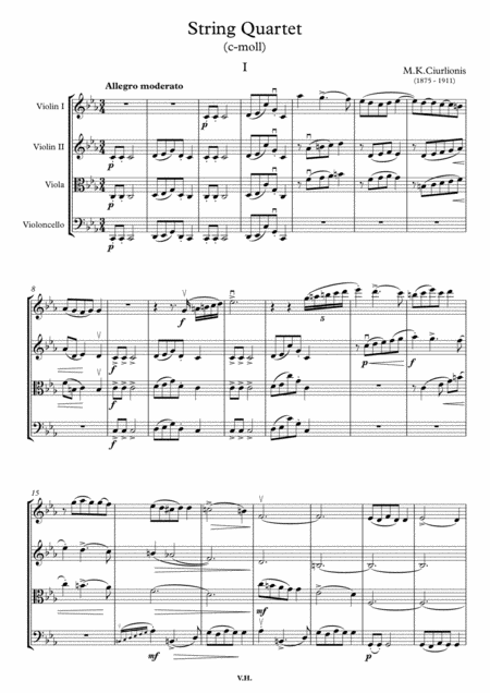 String Quartet C Moll Page 2