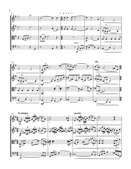 String Quartet No 23 Ocean Rhapsody Page 2