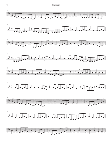 Stronger Easy Key Of C Cello Page 2