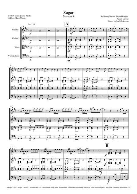 Sugar String Quartet Page 2