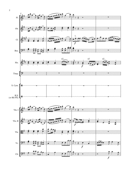 Suite Autumn For Small Orchestra Page 2