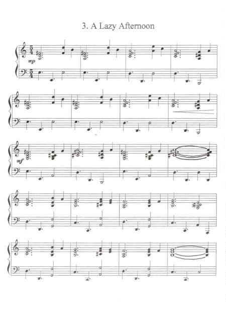 Suite For Jazz Piano A Lazy Afternoon Page 2
