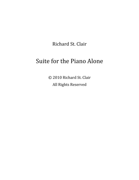 Suite For The Piano Alone Page 2