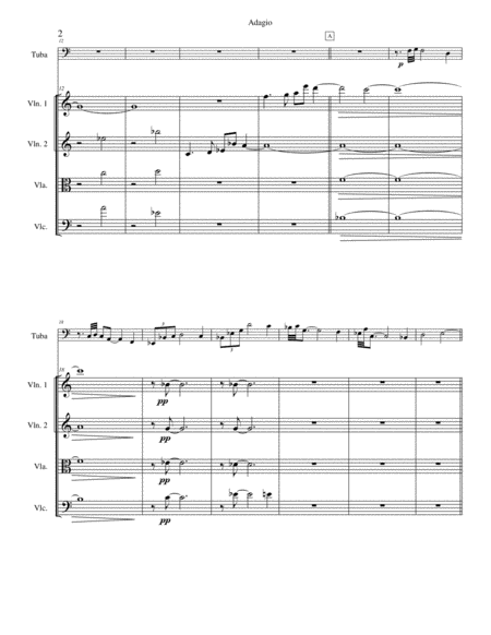 Suite For Tuba And String Quartet Page 2
