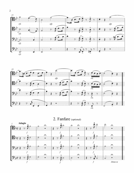 Suite From The Magic Flute For Trombone Quartet Page 2