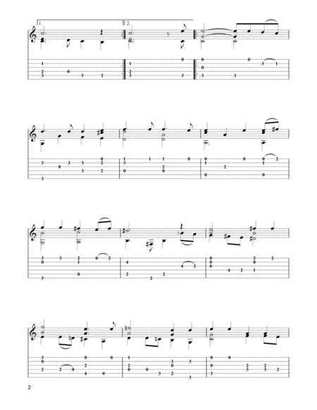 Suite In D Minor Allemande Page 2