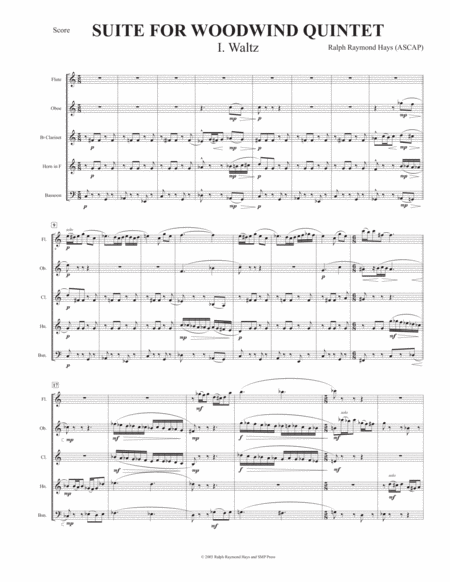 Suite No 1 For Woodwind Quintet Page 2