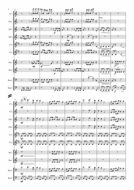 Sullivan Overture To The Pirates Of Penzance Wind Dectet Page 2