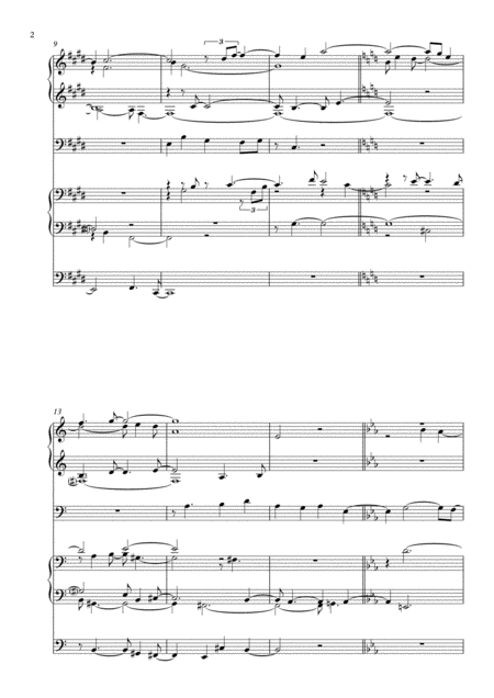 Summer Heat On A Lake Op 51 2018 For Organ Duet Page 2