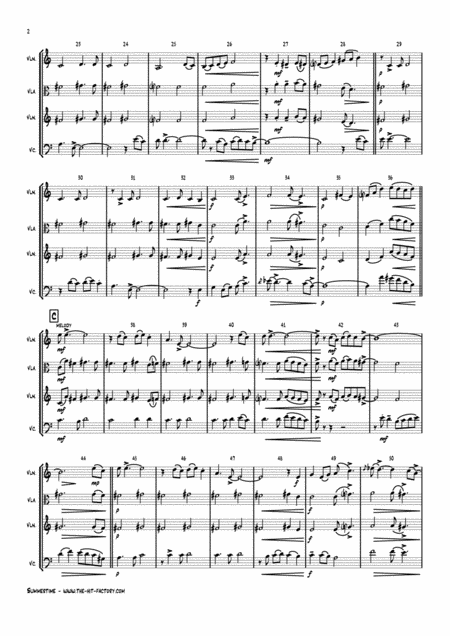 Summertime Gershwin Ballad String Trio Page 2