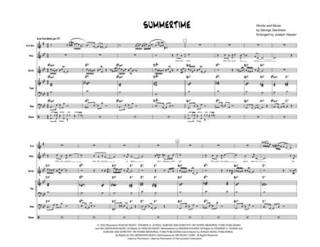 Summertime Vocal And Jazz Combo Page 2