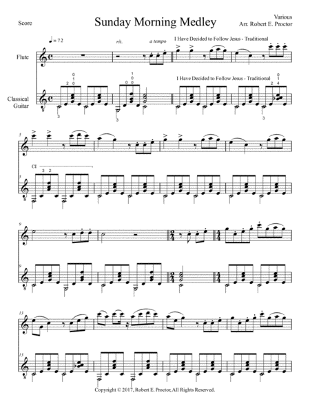 Sunday Morning Medley For Flute And Guitar Page 2