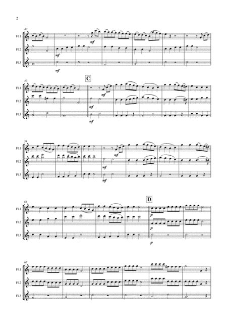 Surprise Symphony For Flute Piccolo Trio Page 2