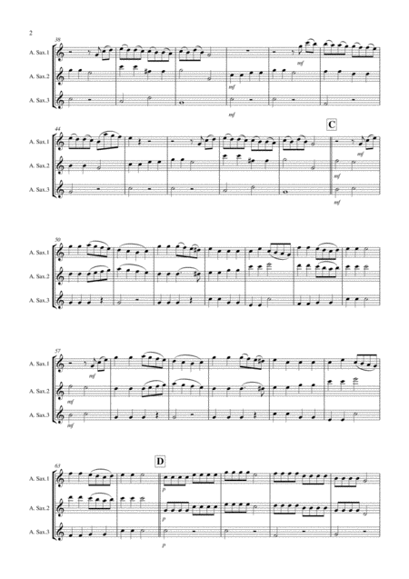 Surprise Symphony For Saxophone Trio Page 2