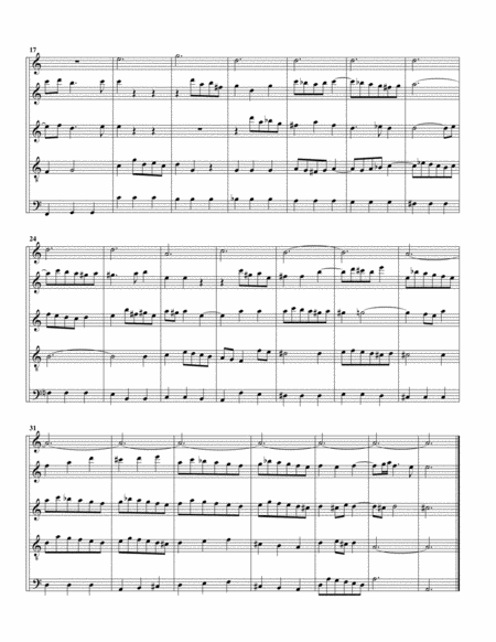 Suscepit Israel From Magnificat Bwv 243 Arrangement For 5 Recorders Page 2