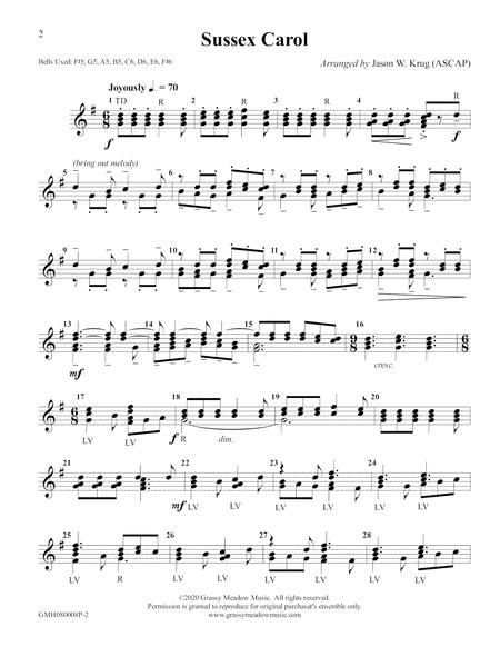 Sussex Carol For 8 Handbells Page 2