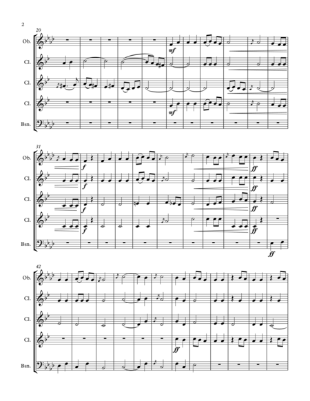 Svatba The Wedding Procession Wind Ensemble Page 2