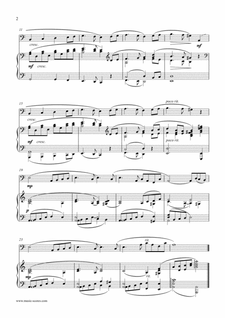 Swan Lake Odettes Theme Tuba And Piano Page 2