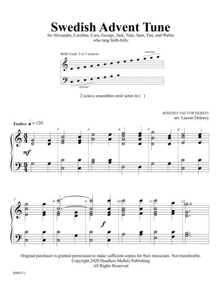 Swedish Advent Tune Page 2