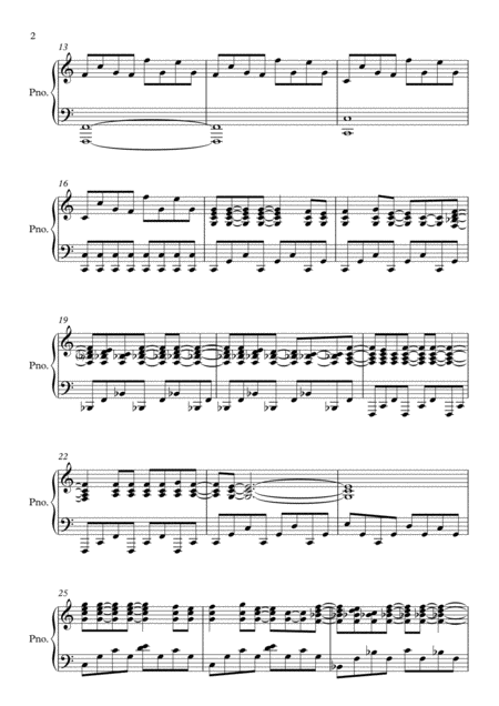 Sweet Child O Mine Guns N Roses Piano Page 2