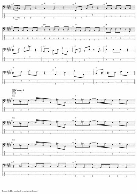 Sweet Lady Queen John Deacon Complete And Accurate Bass Transcription Whit Tab Page 2