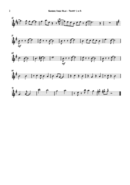 Swinging Jingle Bells For Brass Quartet Page 2