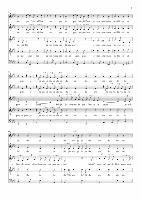 Sympathique For A Cappella Ssatb Choir Page 2