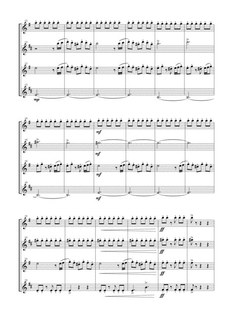 Symphonic Suite From Star Trek For Saxophone Quartet Page 2