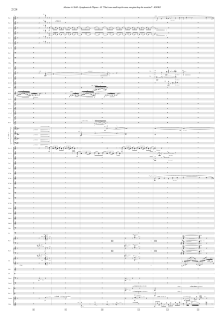 Symphonie De L Espace Symphony Of Space 2 Thats One Small Step For Man One Giant Leap For Mankind Score Page 2