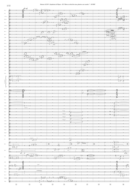 Symphonie De L Espace Symphony Of Space 3 Silence Au Fond Des Cieux Planetes Mes Vassales Score Page 2