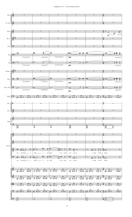 Symphony No 6 The Penobscot River 2004 For Chorus And Orchestra 5th Movement The Death Of Thoreaus Guide Page 2