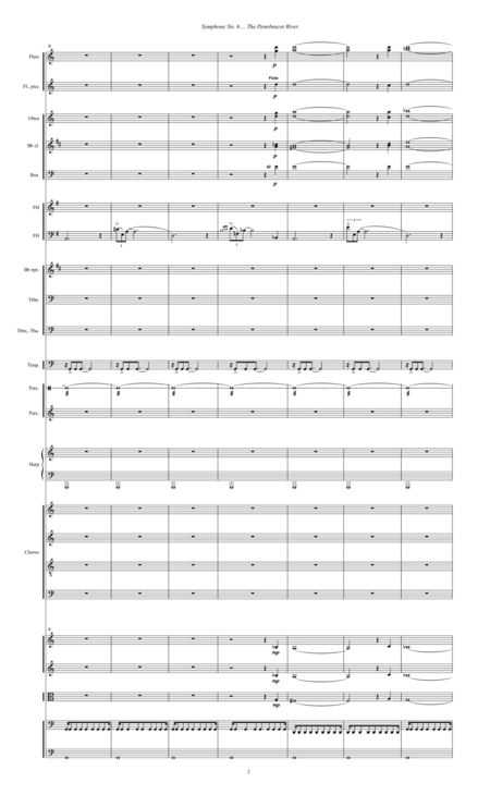Symphony No 6 The Penobscot River 2004 For Chorus And Orchestra Page 2