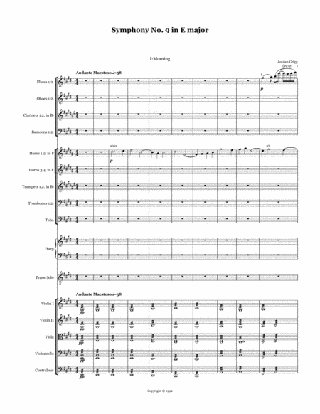 Symphony No 9 In E Major Page 2