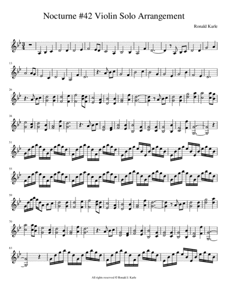 Take A Bow Intermediate Piano Solo In Published E Key With Chords Page 2