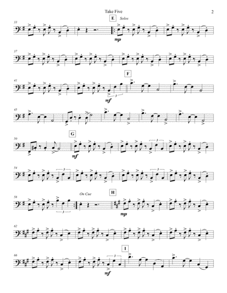 Take Five Bass Page 2