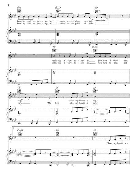 Take My Breath Away Love Theme From Top Gun Page 2