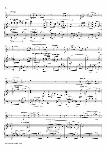 Tango Bass Clarinet And Piano Page 2