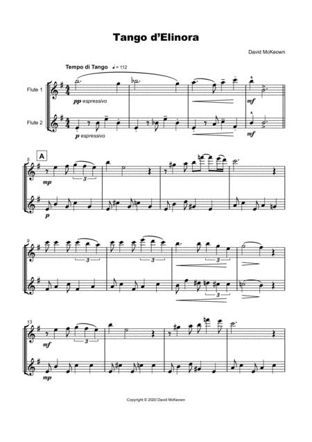 Tango D Elinora For Flute Duet Page 2