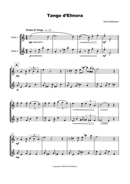 Tango D Elinora For Oboe Duet Page 2