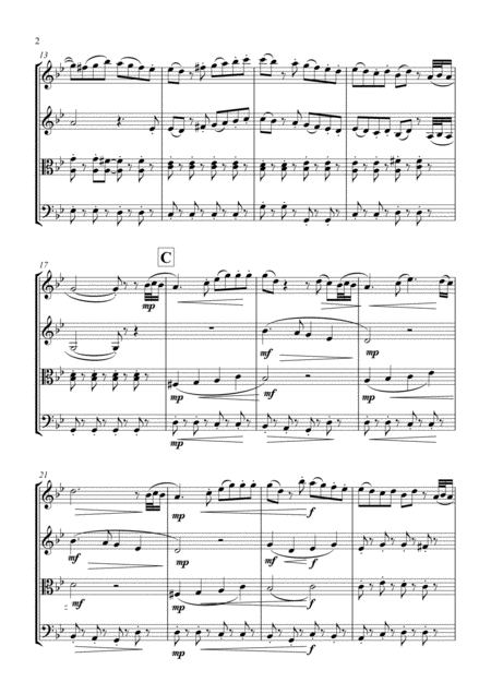 Tango Morado For String Quartet Page 2