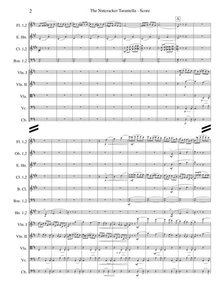 Tarantella From The Nutcracker For Full Orchestra Page 2