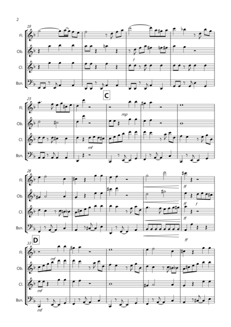 Tasty Tango For Wind Quartet Page 2