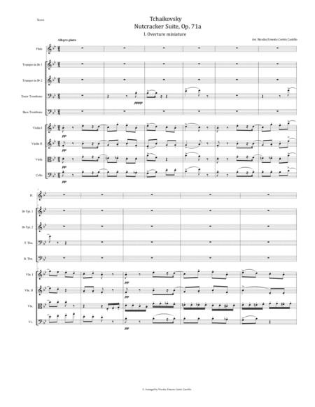 Tchaikovsky Nutcracker Suite Op 71a For Chamber Orchestra Page 2