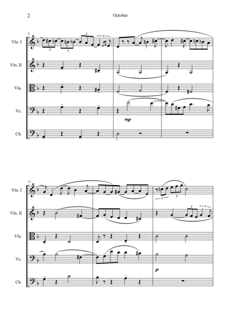 Tchaikovsky October Autumn Song Page 2