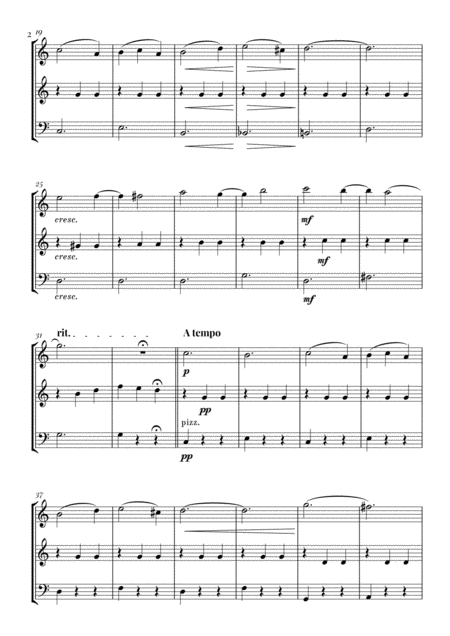 Tchaikovsky Sleeping Beauty Waltz For Flute Clarinet And Cello Woodwind Trio Page 2