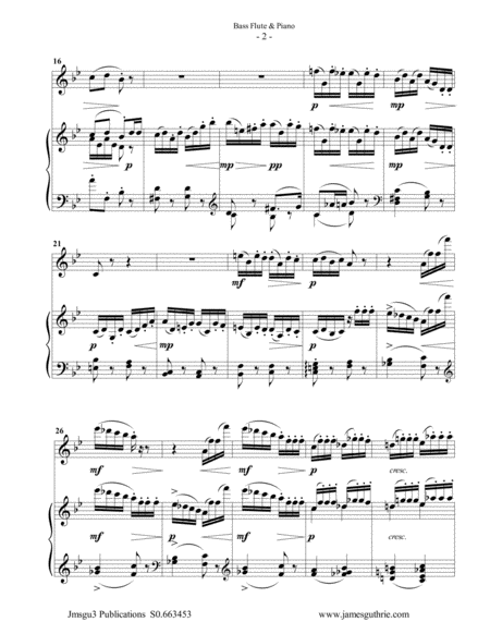 Tchaikovsky The Complete Nutcracker Suite For Bass Flute Piano Page 2